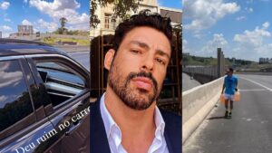 Cauã Reymond passa perrengue com carro sem combustível: 'Vergonha'