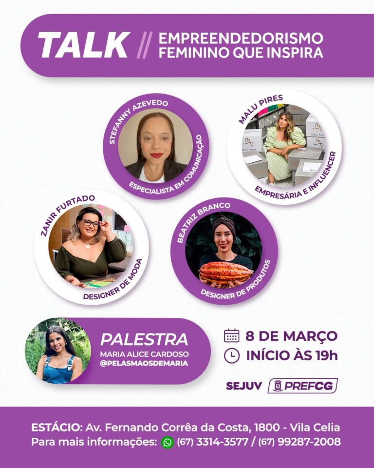 Conferência reúne empreendedoras no Dia Internacional das Mulheres