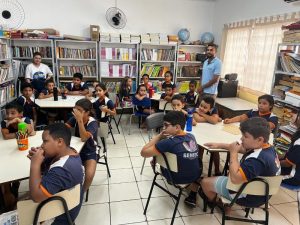 Em escola de Taquarussu, AGEMS forma 240 novos Agentes em Ação para o saneamento e a preservação ambiental