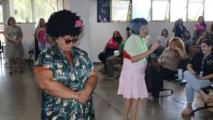 Espetáculo aborda a violência doméstica em ação do Dia Internacional da Mulher no HRMS