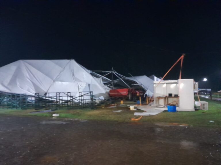 Exposição do Rio Grande do Sul é suspensa por causa de temporal