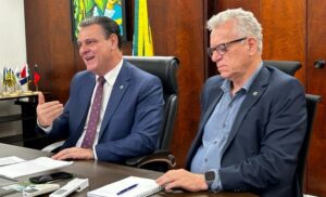 Fávaro e discute situação da safra agrícola com governador de Mato Grosso do Sul