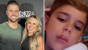 Filho de Zé Neto sofre choque anafilático após picada de abelha