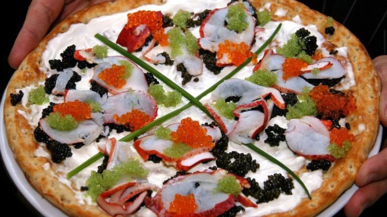 Itália: pizza mais cara do mundo leva caviar e custa mais de R$ 60
mil