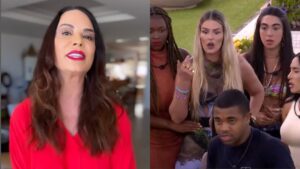 Luiza Brunet é detonada após ofensas de Yasmin a Davi no 'BBB 24'