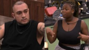 MC Bin Laden e Raquele discutem no BBB 24: 'Vou sair'