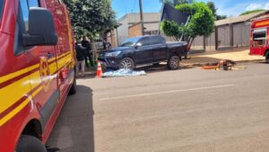 Mulher morre após ser atropelada por caminhonete desgovernada em São Gabriel