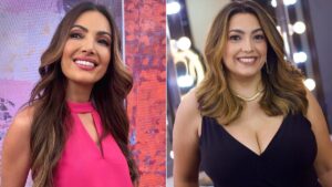 Patrícia Poeta fica sem graça ao ser comparada à ex de Buda do BBB 24