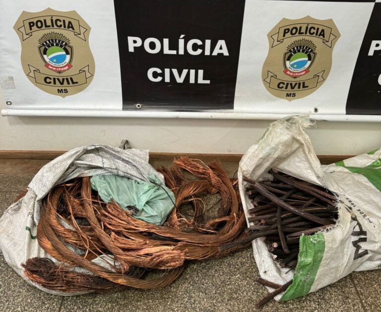 Polícia Civil elucida furto de fios de cobre em Bela Vista