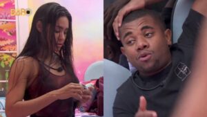 BBB 24: Davi e Isabelle batem boca após 'brincadeira' da sister