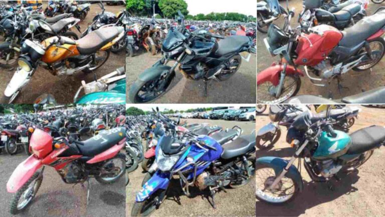Com mais de 100 motocicletas aptas a circulação, leilão do Detran-MS encerra lances nesta quarta