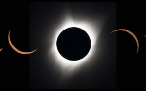 Eclipse solar total tem 5 estágios