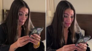 Eliminada do BBB 24, Fernanda chora ao ver a evolução do filho autista