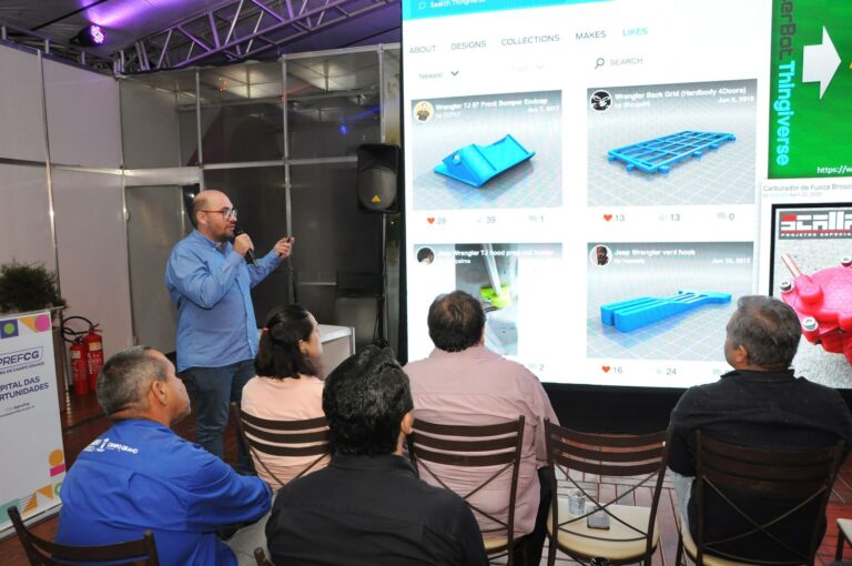 Em palestra no estande da PrefCG, pesquisadores destacam papel da tecnologia na produção de alimentos