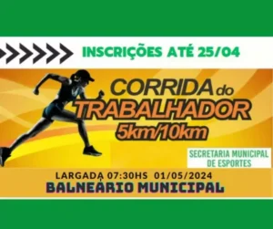 Estão abertas as inscrições para a Corrida do Trabalhador 2024