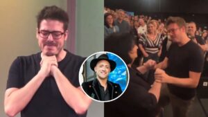 Fábio Porchat chora ao ver mãe de Paulo Gustavo na plateia do show