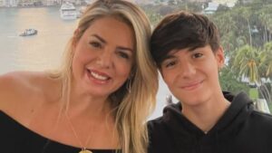 Filho de Fábio Jr. se declara a Mari Alexandre após briga na Justiça
