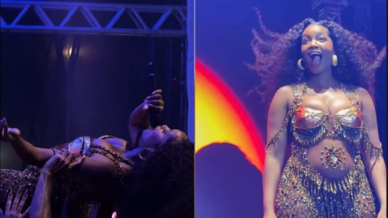 Grávida, IZA surpreende com performance em show em Brasília