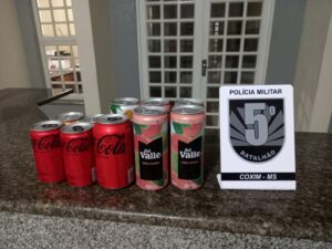 Homens são presos em flagrante por furto em Coxim
