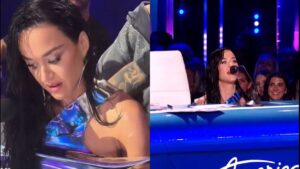 Katy Perry passa por perrengue e quase mostra demais em programa de TV