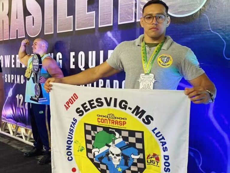 MS conquista prata no Campeonato Brasileiro de Powerlifting em Santa Catarina