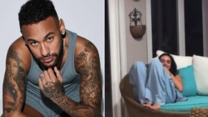 Neymar filma Bruna Biancardi e faz pedido inesperado: 'Por gentileza'