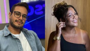 Repórter do SBT é barrado por empresário em barraca de Mani; assista