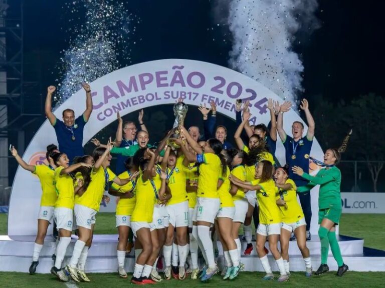Seleção feminina goleia Paraguai e conquista penta em Sul-Americano Sub17