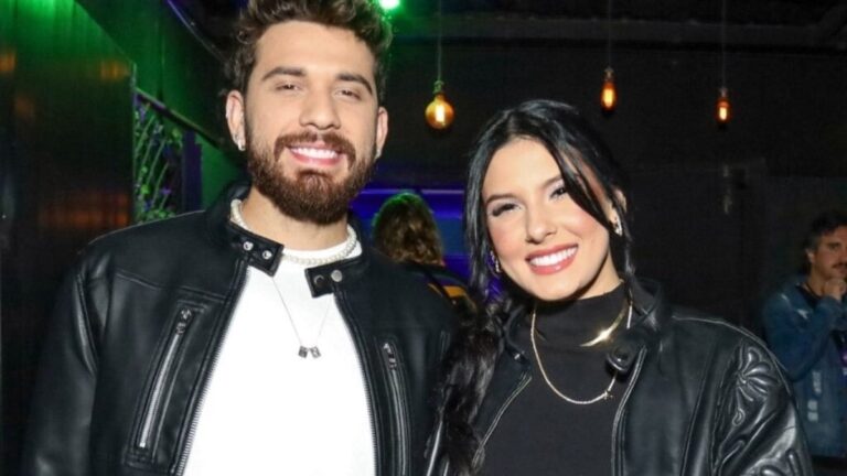 Ana Castela e Gustavo Mioto surpreendem ao chegarem juntos na festa de aniversário de Maisa Silva