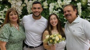 Caique Aguiar e Ana Marcelli celebram casamento no civil; confira aqui