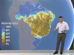 Chuva de 100 mm para uns, secura no solo para outros. Confira a previsão