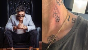 Davi Kneip faz tatuagem em homenagem ao seu novo single "Dadinho"