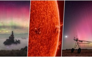 Destaques da NASA: aurora, mancha solar e   nas fotos astronômicas da semana