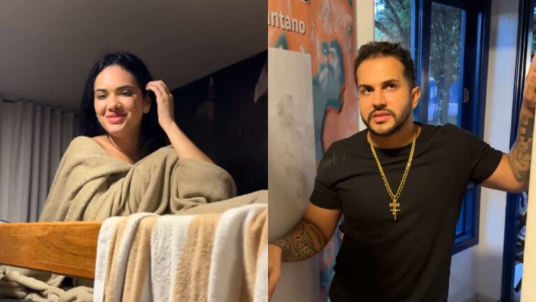 Emily Garcia choca ao surgir na cama de ex-marido acusado de agressão