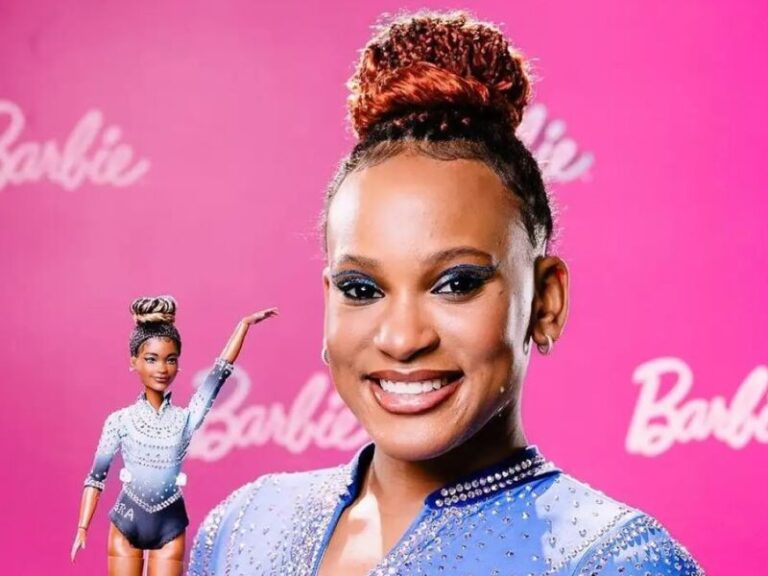 Ginasta brasileira Rebeca Andrade vira boneca da Barbie: "nunca imaginei ser uma"
