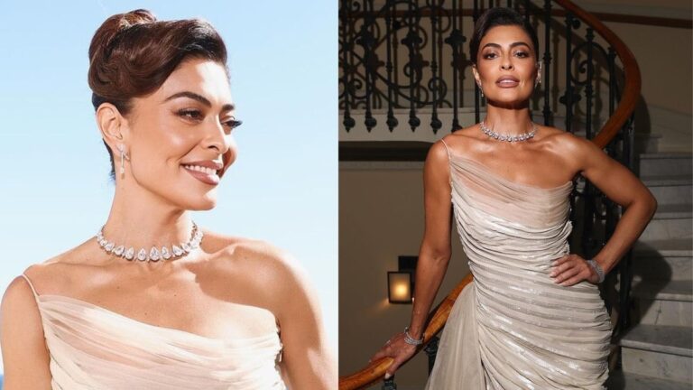 Juliana Paes surge com look majestoso em Cannes e web reage: 'Deusa'