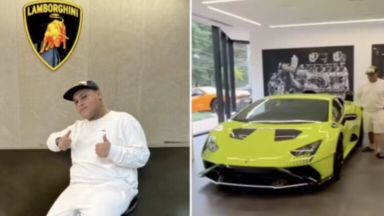 MC Ryan SP ostenta e ‘namora’ carro de luxo avaliado em R$ 5 milhões