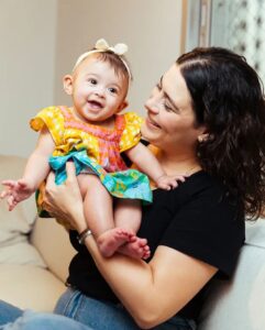 Michelle Loreto e filha Aurora Reprodução/Instagram