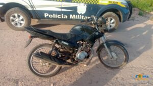 Mulher tem motocicleta furtada na região central de Coxim, veículo é recuperado pela PM
