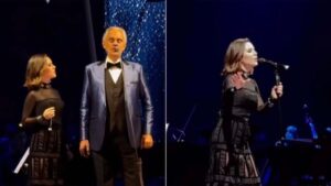 Sandy brilha ao lado de Andrea Bocelli e encanta público: uma noite de arrepiar