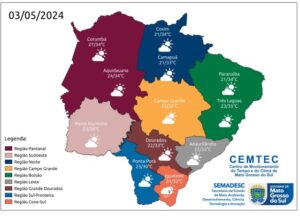 Sexta-feira tem previsão de sol, com possibilidade de chuvas isoladas em algumas regiões
