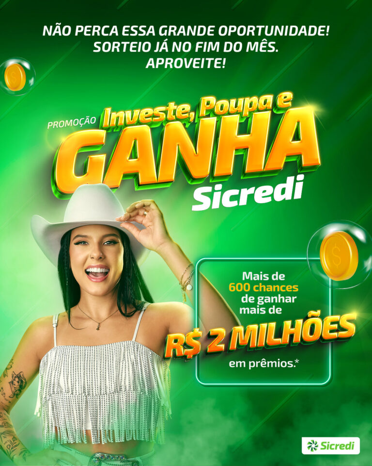 Sicredi lança promoção que sorteará mais de R$ 2 milhões em prêmios