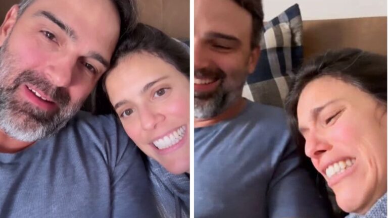 Tadeu Schmidt faz esposa chorar com presente 'impossível'; veja vídeo