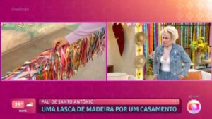 Ana Maria Braga se diverte com duplo sentido de tradição popular