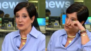 Âncora da GloboNews chora ao citar PL que iguala aborto a homicídio