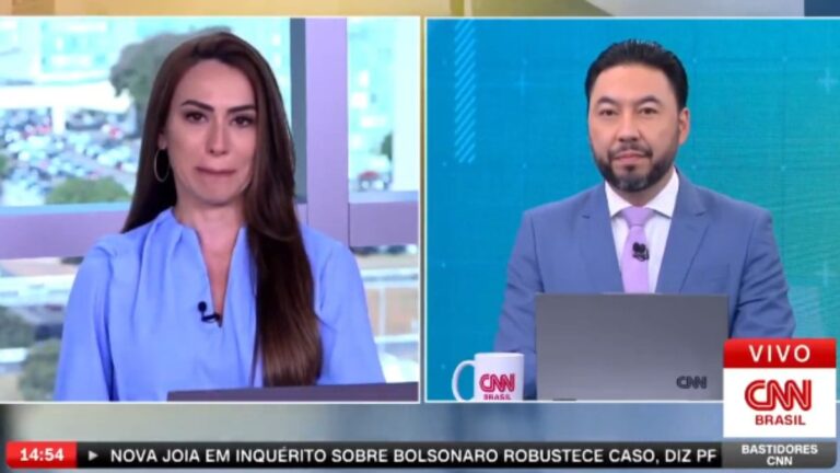 Apresentadora da CNN cai no choro ao vivo e se desculpa: 'Dia triste'