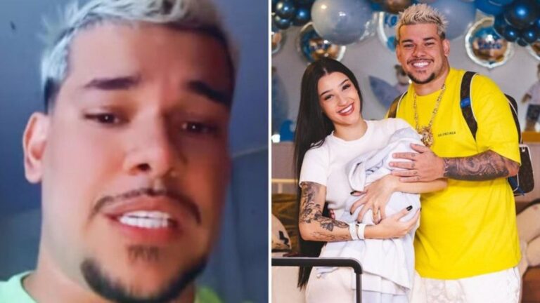 Bia Miranda desmaia uma semana após o parto e desespera namorado
