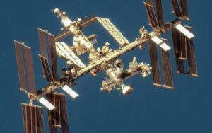 O Starliner acoplado à ISS em foto de 7 de junho de 2024