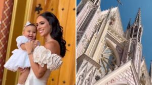 Bruna Biancardi mostra detalhes do batizado da filha, Mavie