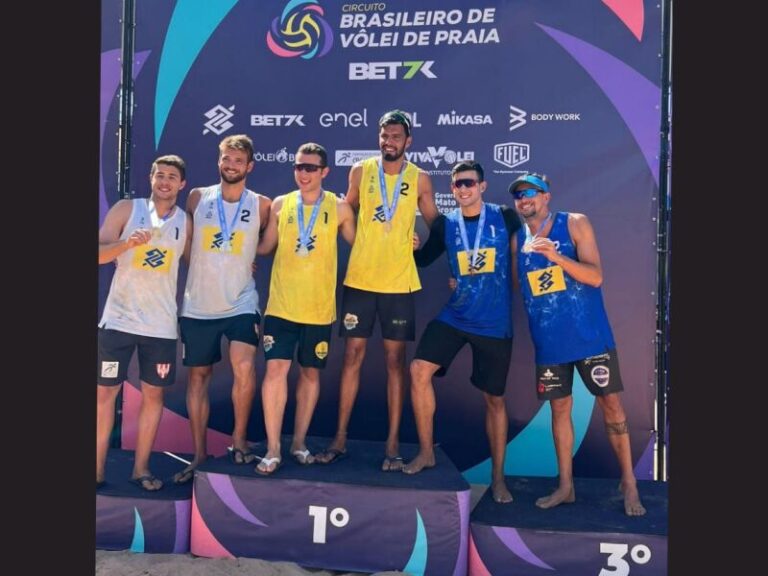 Campo-grandenses vencem 5º etapa do Circuito Brasileiro de Vôlei de Praia